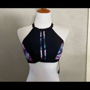 Profile Sports by Gottex Black Halter Swimsuit Top